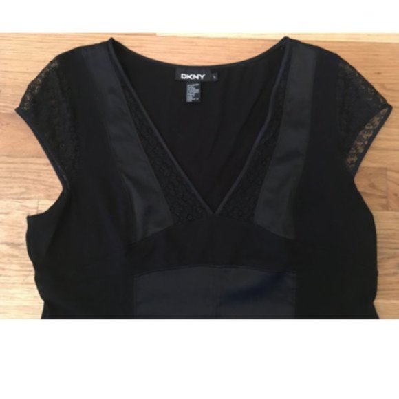 NWOT DKNY Silk and Lace Camisole Top Size Large - Picture 3 of 7